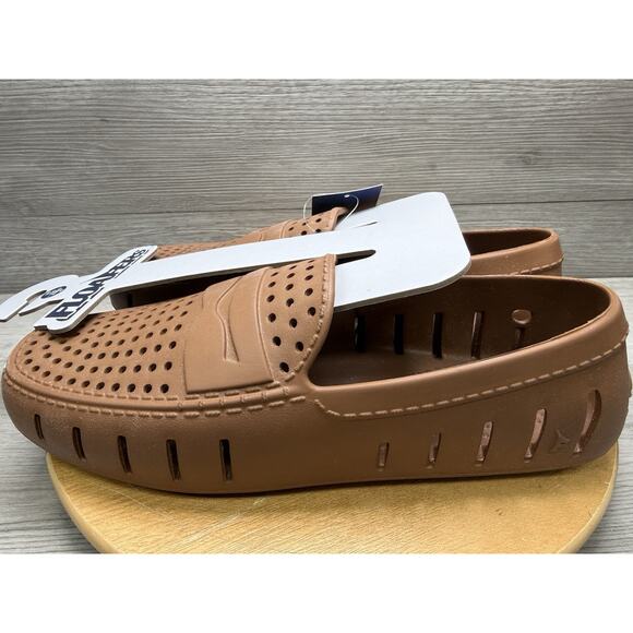 Floafers Country Club Driver 2.0 Loafers Men\'s Chestnut Perforated Shoes Size 12 main image 8